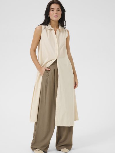 My Essential Wardrobe SunnaMW Doorknoopjurk almond milk