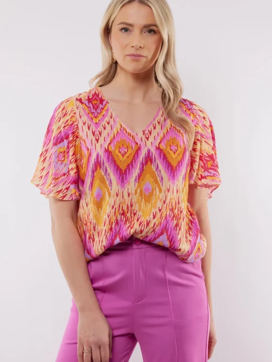 C&S Florence Top super pink/color mix - Afbeelding 3