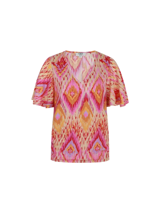 C&S Florence Top super pink/color mix - Afbeelding 6