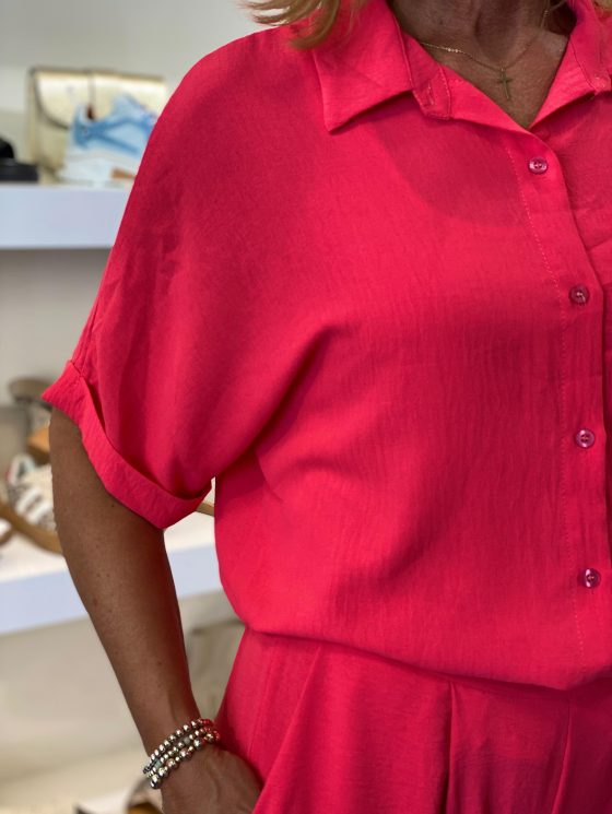 Azzurro Blouse 3700 koraalrood - Afbeelding 3