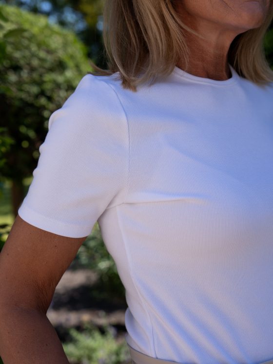 Mi Piace Basic T-shirt wit 2020056 - Afbeelding 2