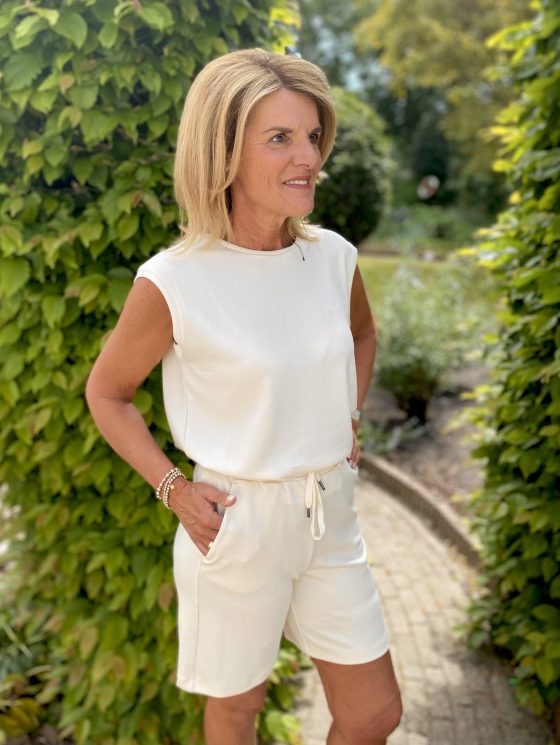 SoyaConcept Banu 78 Short cream korte broek - Afbeelding 7