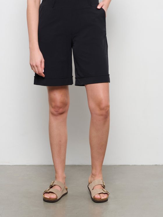 Co Woman Philis Travelstof Korte Broek zwart - Afbeelding 2