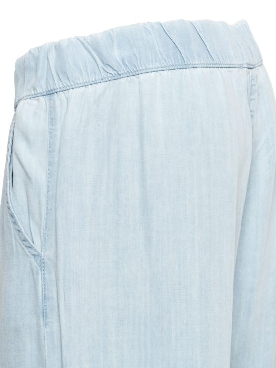 Co Woman Jacinta Wijde Broek light denim - Afbeelding 7