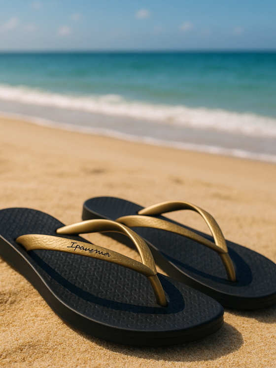 Ipanema Anatomic Tan Colors black gold