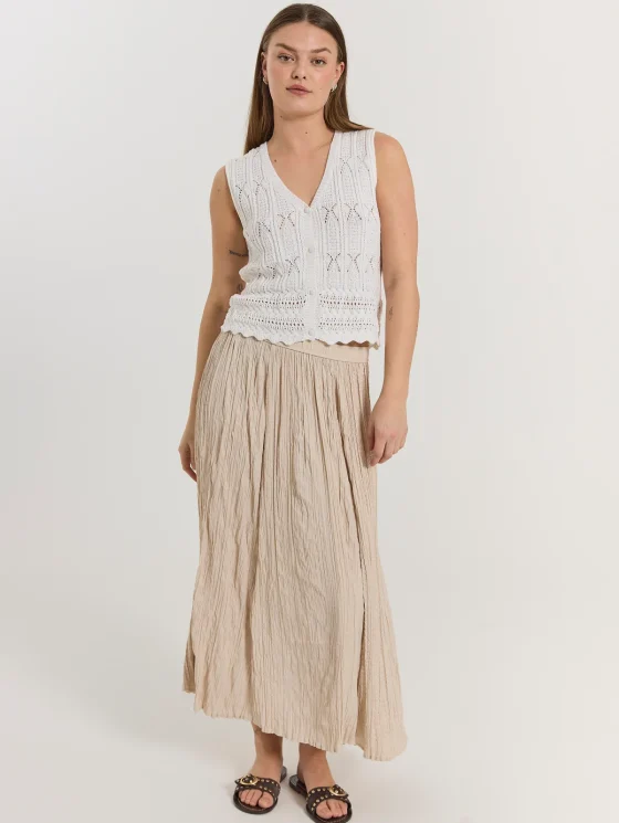 Freequent Fraya Gilet brilliant white - Afbeelding 3