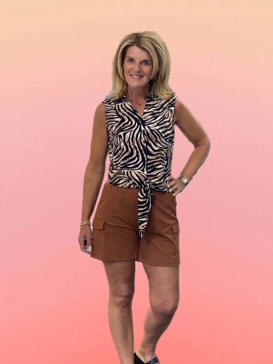 Lady Day Travelstof Bibi Blouse tirza print - Afbeelding 4