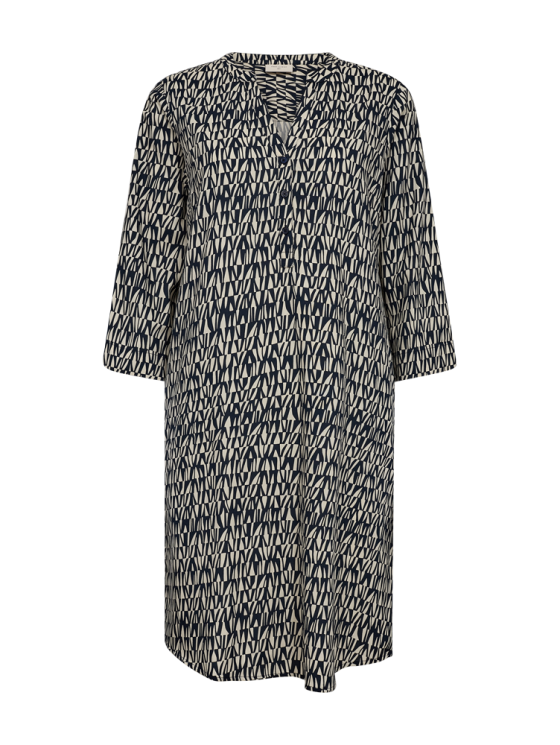 Freequent Adna Jurk navy blazer w. moonbeam