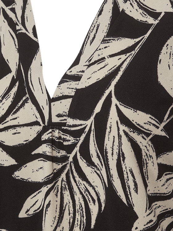 Freequent Floi Tee black w. moonbeam - Afbeelding 3