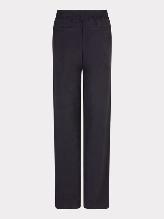 Esqualo Broek Wide Elastic Crinkle zwart HS25.10219 - Afbeelding 7