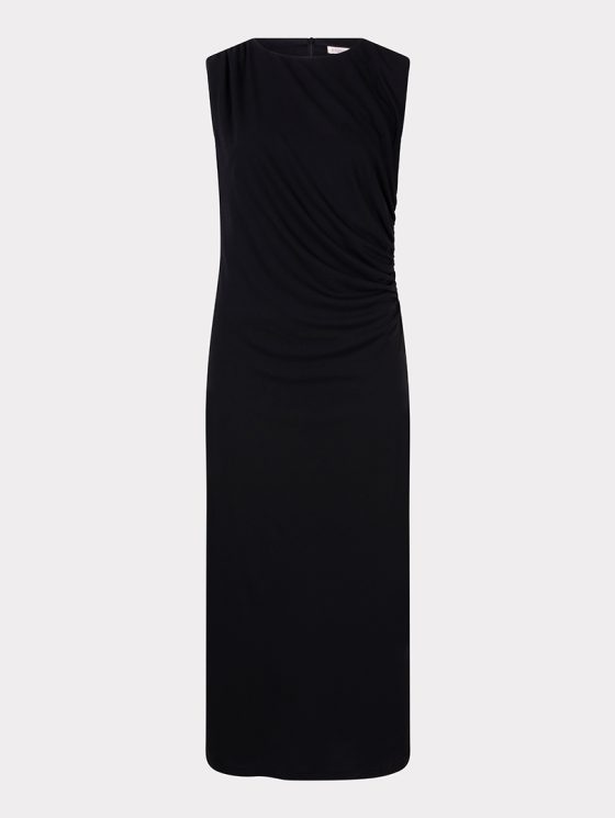 Esqualo Mouwloze Jurk zwart HS25.28212 - Afbeelding 7