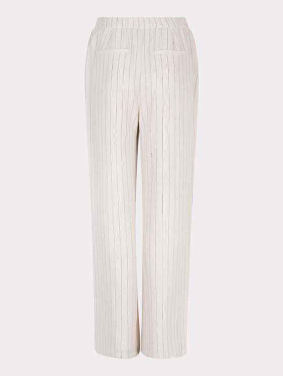 Esqualo Broek Linen Stripe zand HS25.28216 - Afbeelding 6