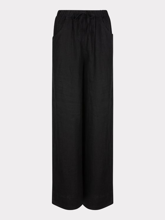 Esqualo Broek Linnen zwart HS25.28224 - Afbeelding 6