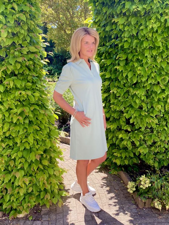 Mi Piace Travelstof Jurk lilypad groen 202605 - Afbeelding 2