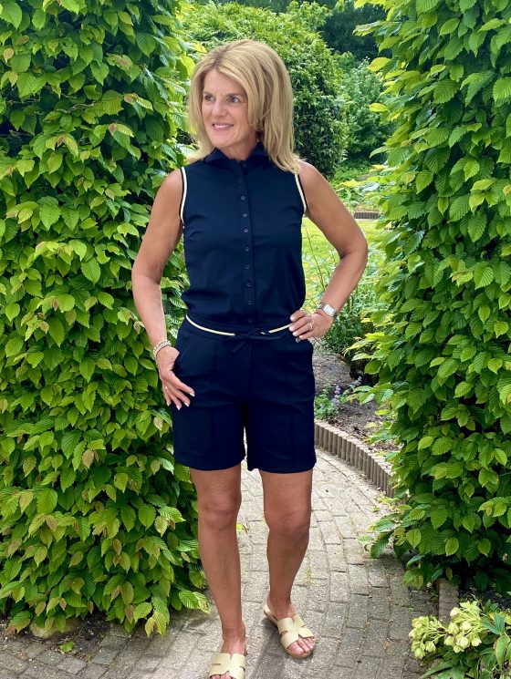 Triple Nine Travelstof Korte Broek 2504 zwart - Afbeelding 2