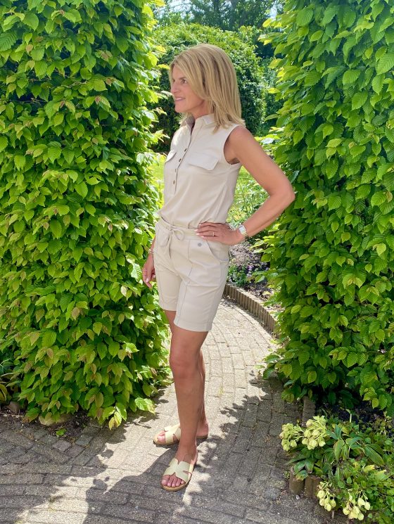 Triple Nine Travelstof Korte Broek 2504 beige - Afbeelding 3