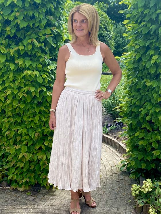 Freequent Nello Lange Rok moonbeam - Afbeelding 3