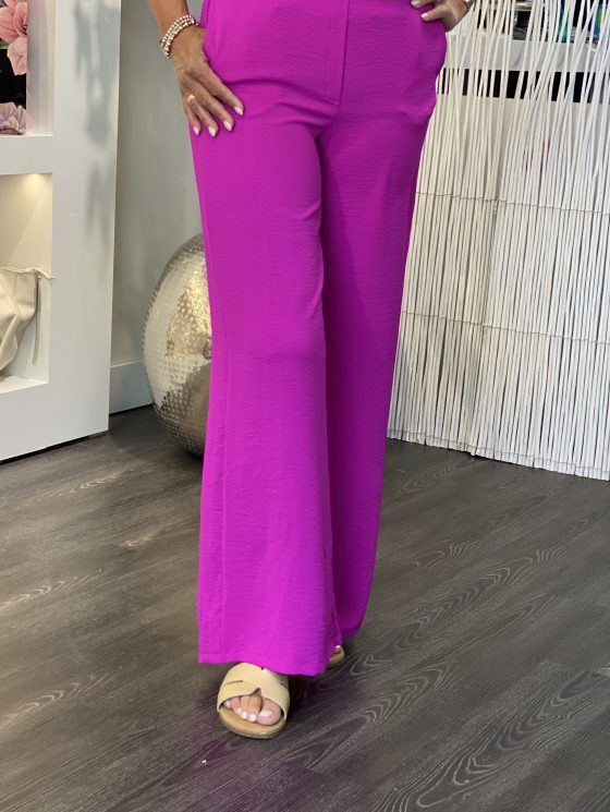 Azzurro Wijde Broek 5136 fuchsia - Afbeelding 3
