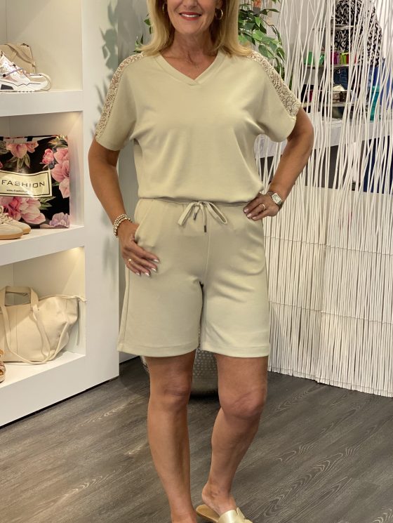 SoyaConcept Banu 78 Short zand korte broek