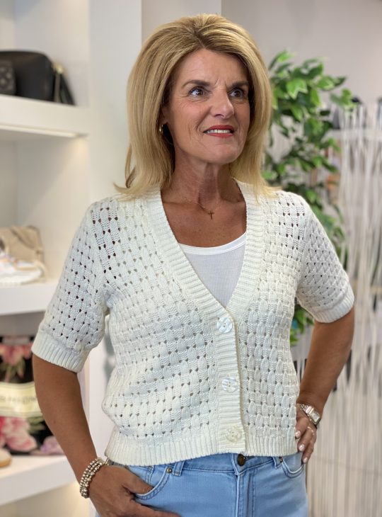 Freequent Flotta Vest offwhite