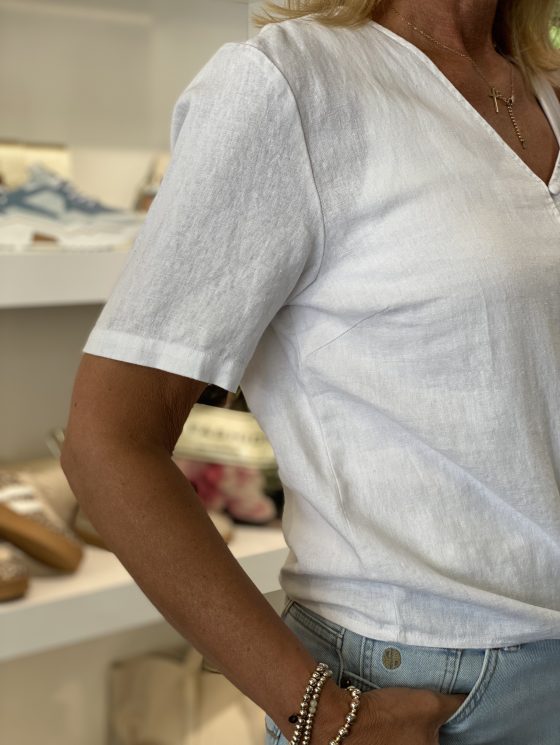 Freequent Lava Blouse brilliant white - Afbeelding 3