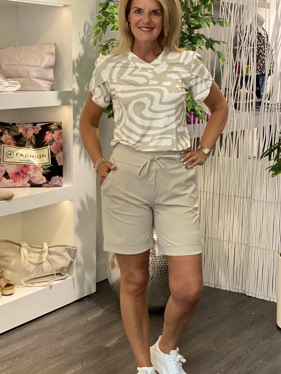 Zoso Claudia Top sand white - Afbeelding 2