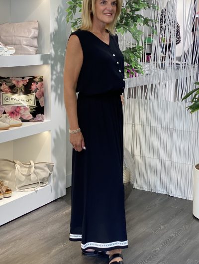 Maicazz Jill Lange Rok zwart offwhite