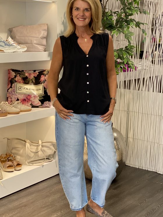 Freequent Ally Blouse zwart - Afbeelding 2