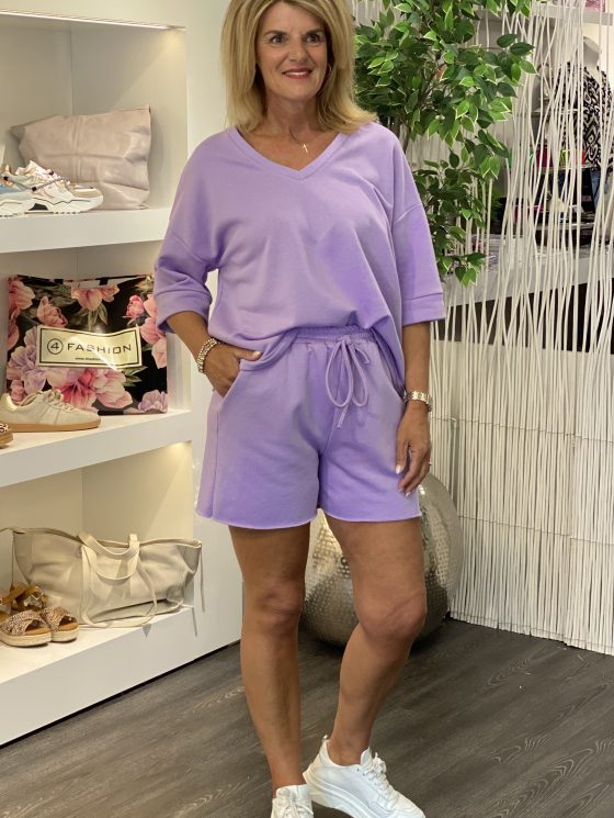 Azzurro Korte Broek Short 3848 lila - Afbeelding 2