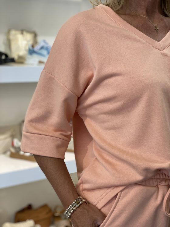 Azzurro Sweater 7149 peach - Afbeelding 4