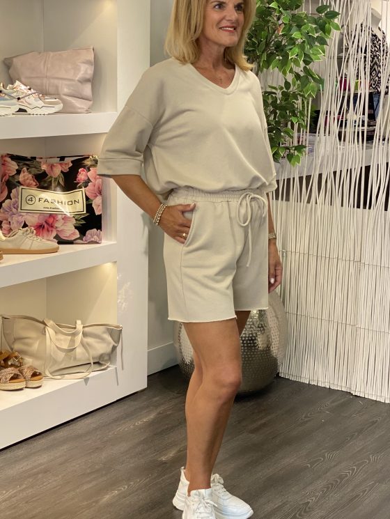 Azzurro Korte Broek Short 3848 beige