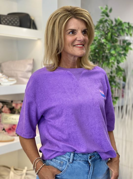 Azzurro Badstof Top 9263 paars