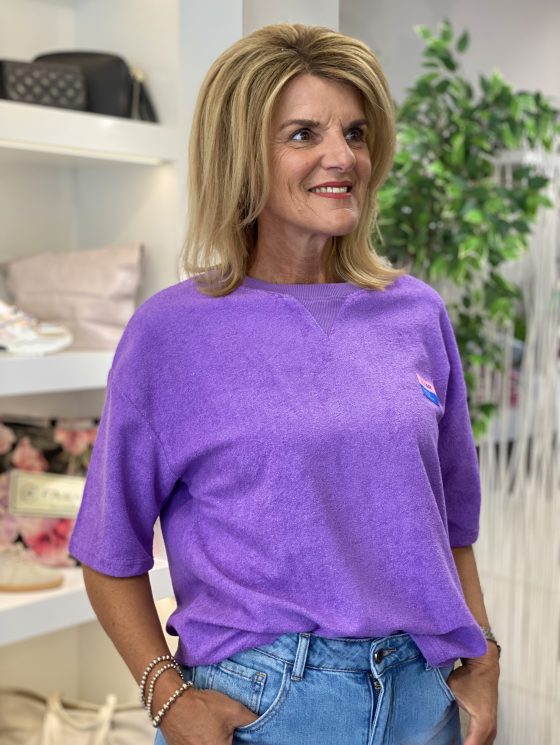 Azzurro Badstof Top 9263 paars