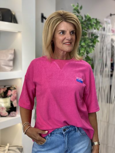 Azzurro Badstof Top 9263 fuchsia