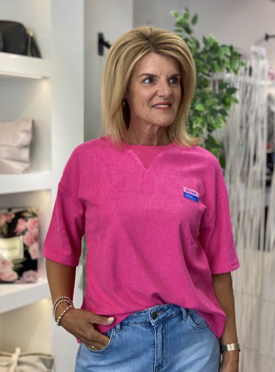 Azzurro Badstof Top 9263 fuchsia