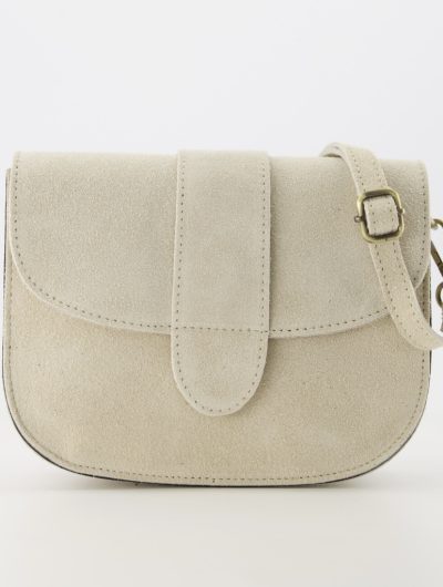 Maan - Suede - Crossbodytassen - creme