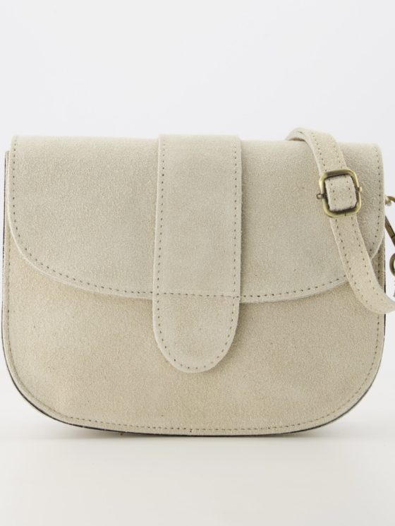 Maan - Suede - Crossbodytassen - creme