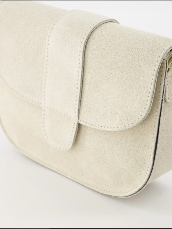 Maan - Suede - Crossbodytassen - creme - Afbeelding 2