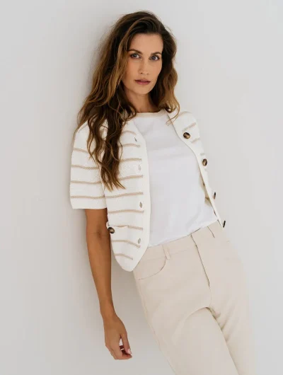 Maicazz Nilla Vest off white light sand