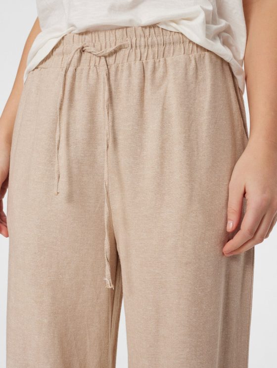Freequent Linnen Lava Broek sand melange - Afbeelding 2