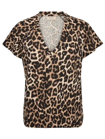 Freequent Seline Tee burro w. black