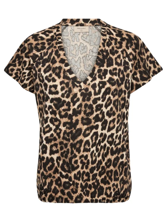 Freequent Seline Tee burro w. black