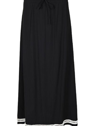 Maicazz Jill Lange Rok zwart offwhite