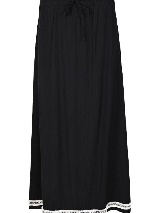 Maicazz Jill Lange Rok zwart offwhite