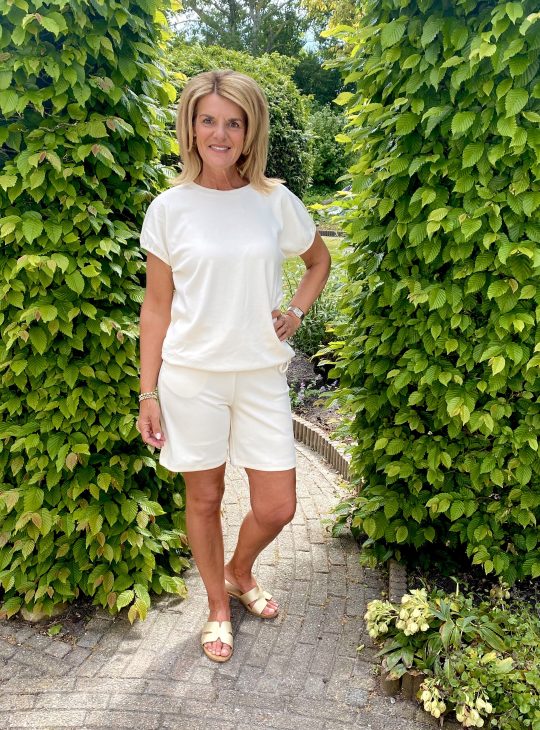 SoyaConcept Banu 78 Short cream korte broek