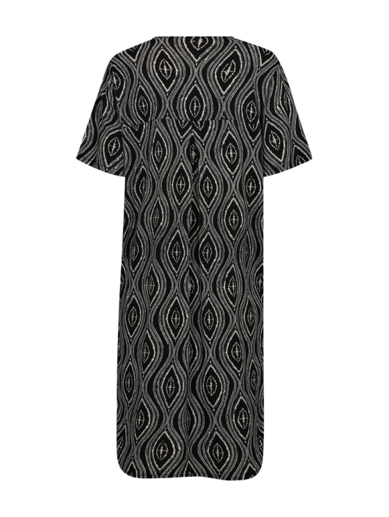 Freequent Floi Jurk black w. moonbeam - Afbeelding 3