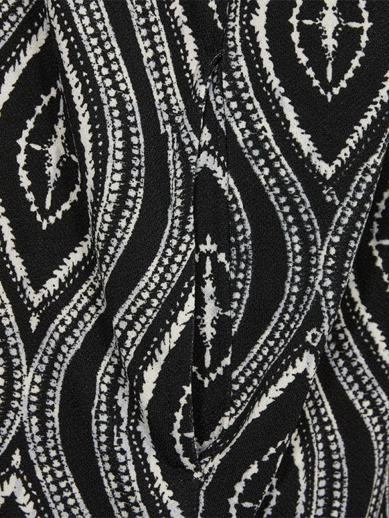 Freequent Floi Jurk black w. moonbeam - Afbeelding 4