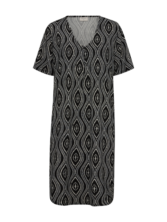 Freequent Floi Jurk black w. moonbeam