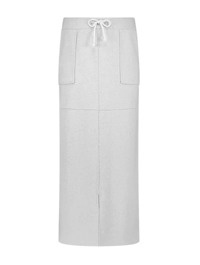 Nukus Maartje Scuba Rok light grey