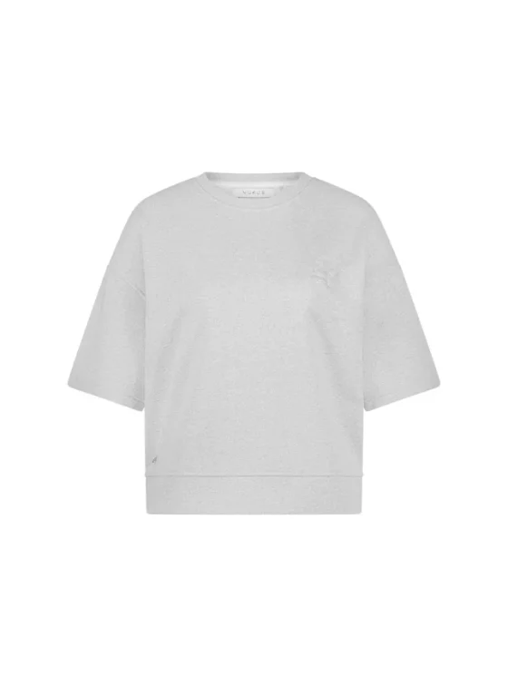 Nukus Lotte Scuba Pullover light grey